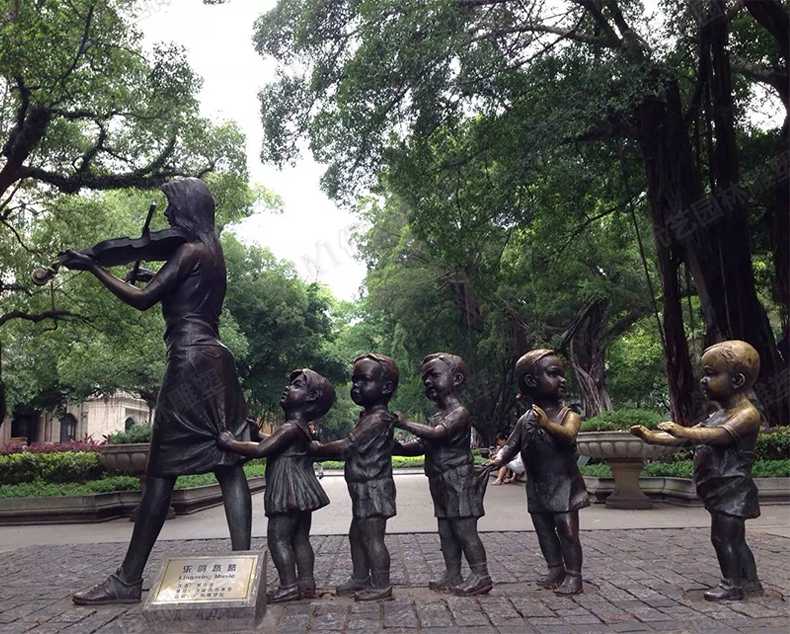 銅人物雕塑，銅小孩雕塑
