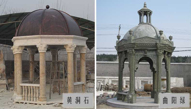 歐式景觀亭子，石雕大理石亭子，河北涼亭廠家