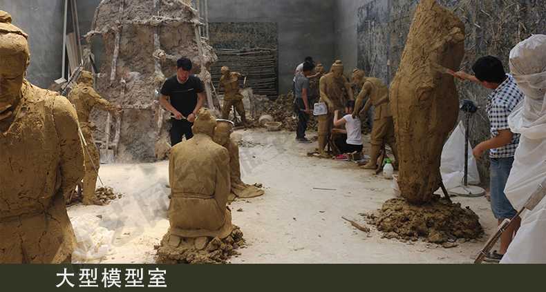 銅雕塑模型室，銅雕塑模型